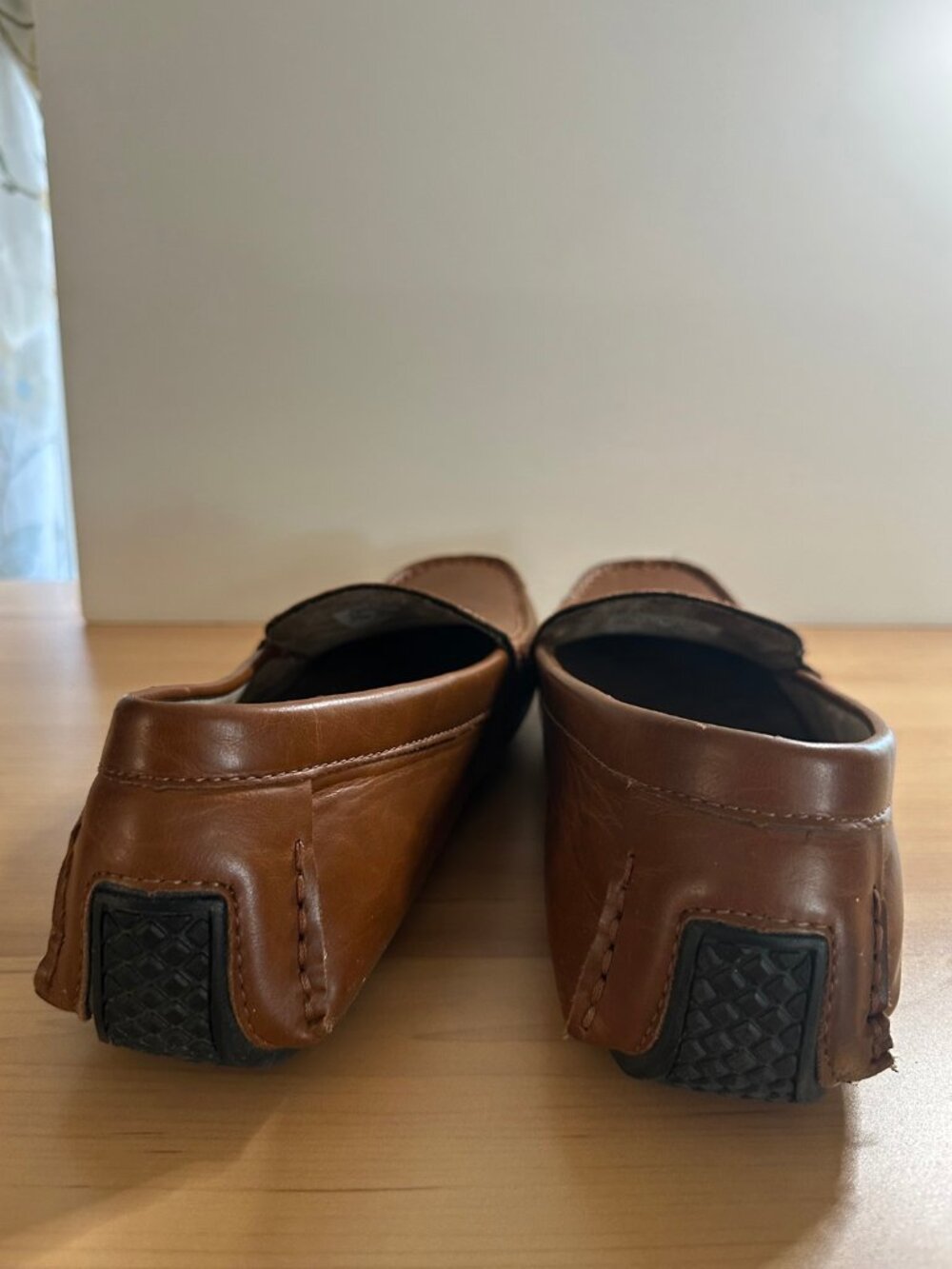 Thom McAn Brown Leather Loafers | Classic Slip‑On Comfort Shoes - Picture 4 of 6